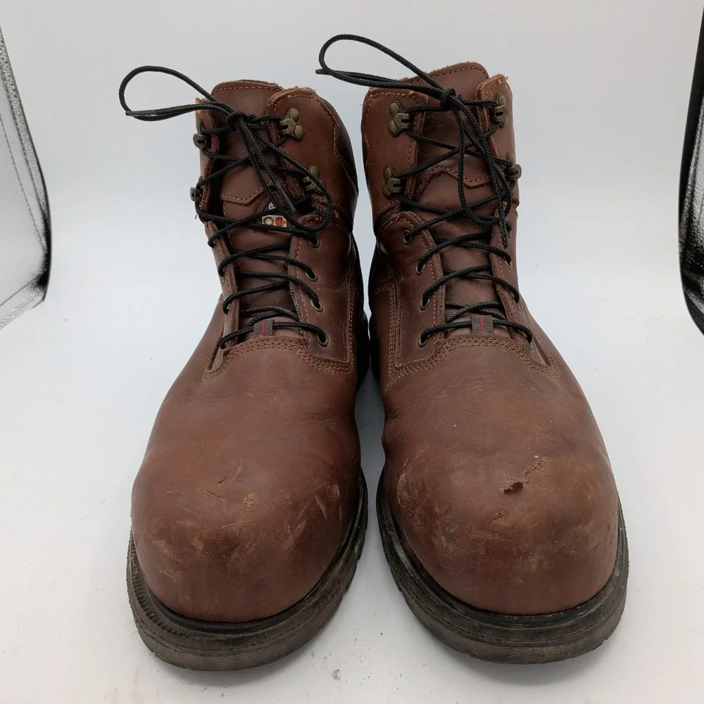 Red Wing 3572 Mens Brown Leather Waterproof Composite Toe Work Boots Size 13 H